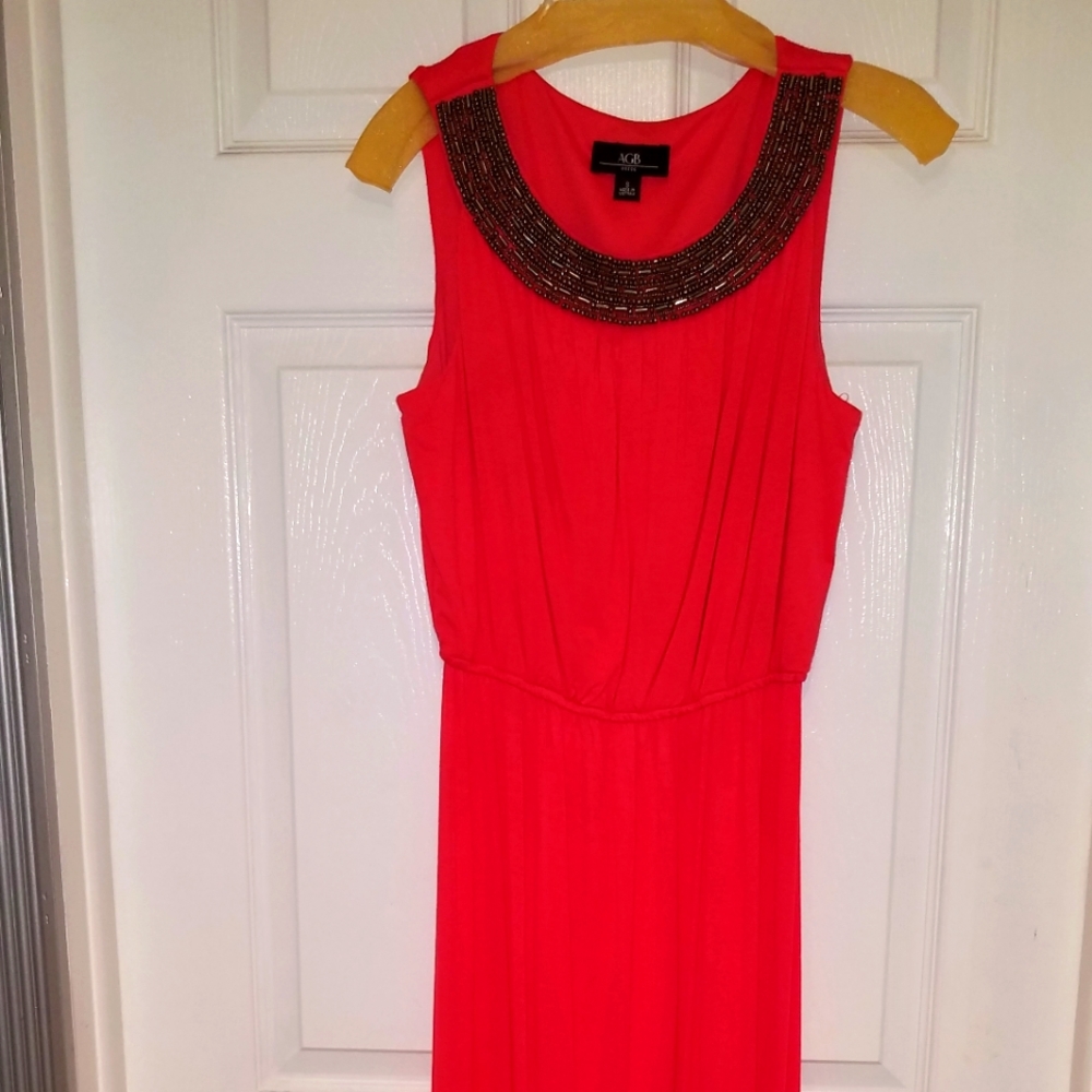 Beautiful long Orange dress
